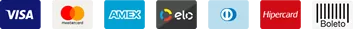 bandeiras de cartão aceita para pagamento