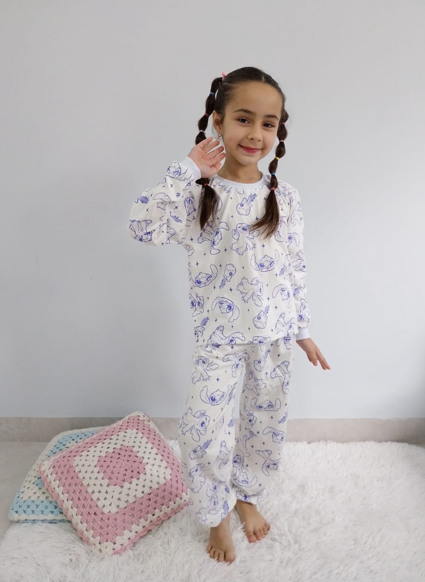 foto do pijama stitch manga longa em sao jose dos campos