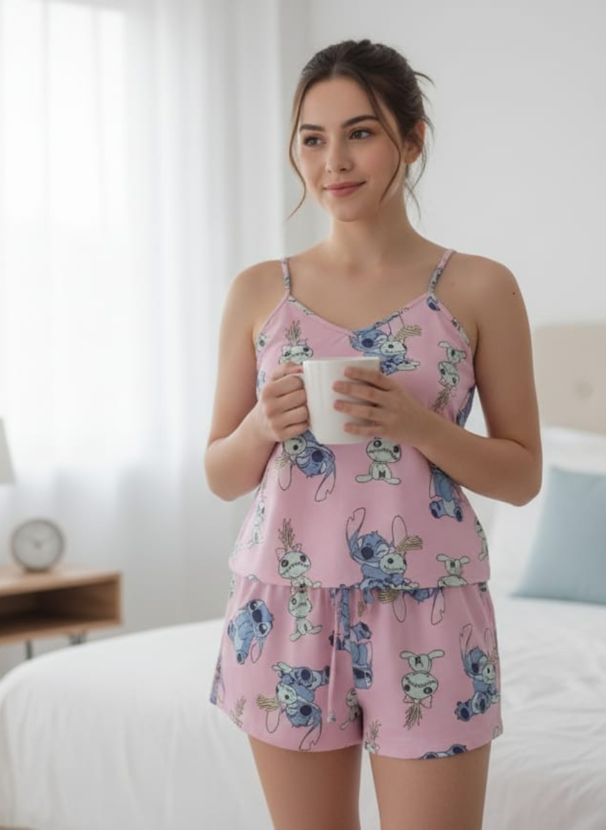 foto do pijama stitch feminino em sao jose dos campos