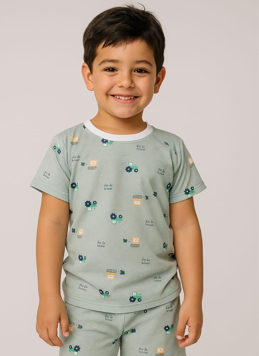 foto do pijama verde em sao jose dos campos